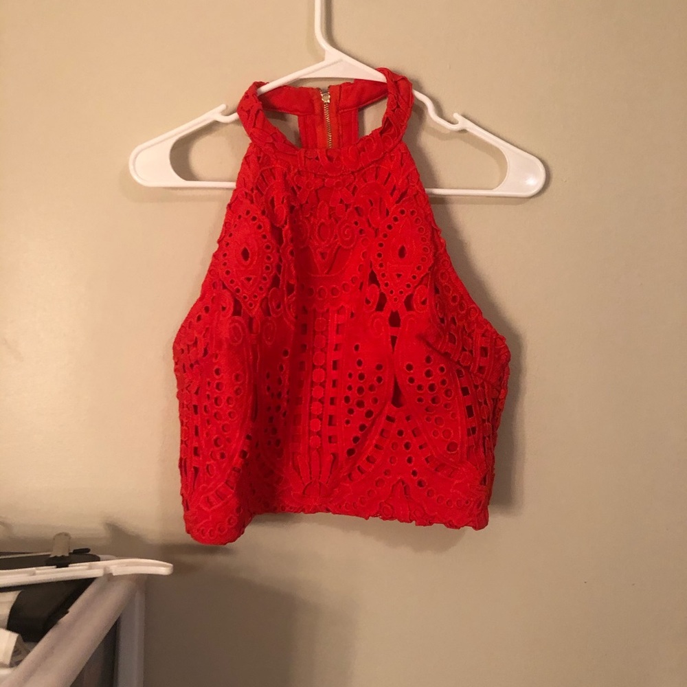 Halter crop top